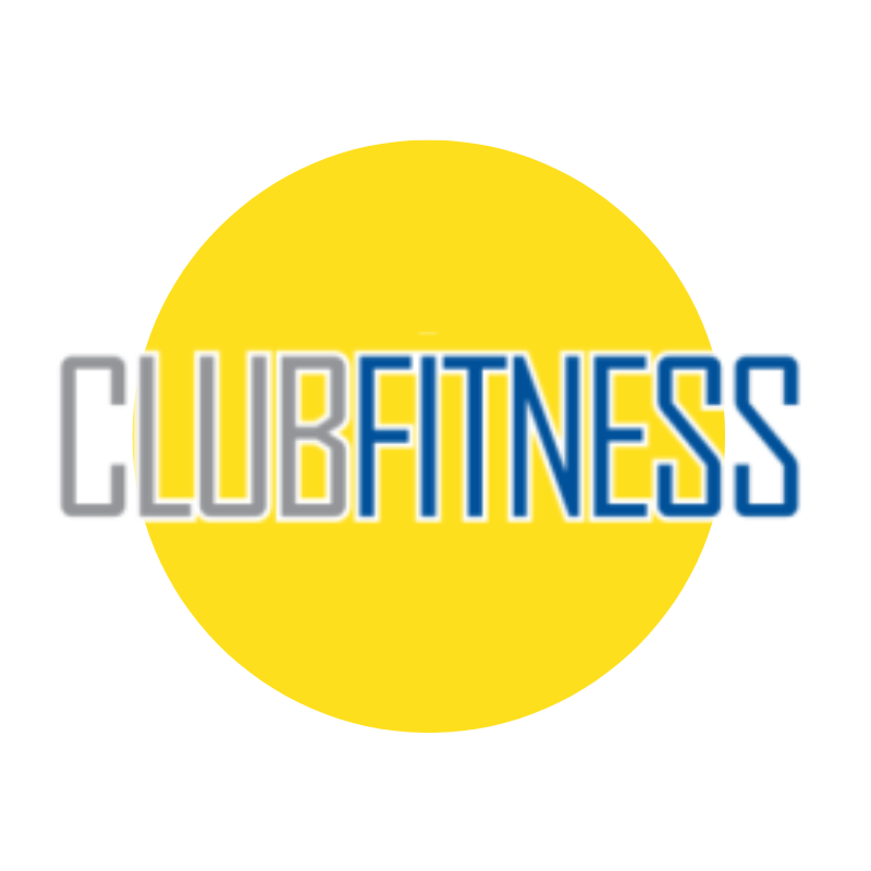 Club Fitness logo yellow transparent